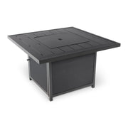 42" Square Slat Fire Table W/ Lid - The Great Escape