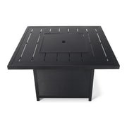 42" Square Slat Fire Table W/ Lid - The Great Escape