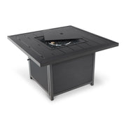 42" Square Slat Fire Table W/ Lid - The Great Escape