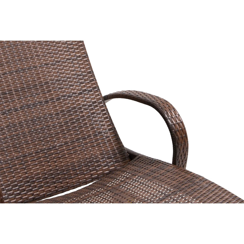 Waveland Woven Chaise Lounges - Driftwood - The Great Escape