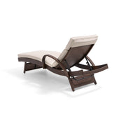 Waveland Woven Chaise Lounges - Driftwood - The Great Escape