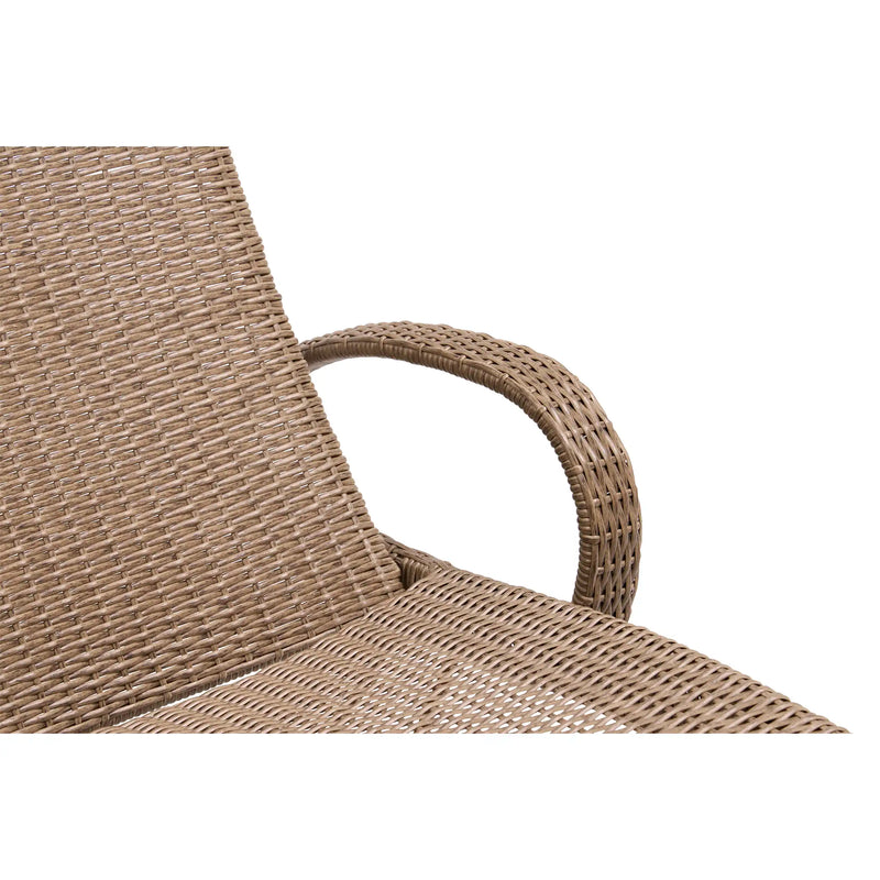 Waveland Woven Chaise Lounges (2 Pack) Driftwood - The Great Escape