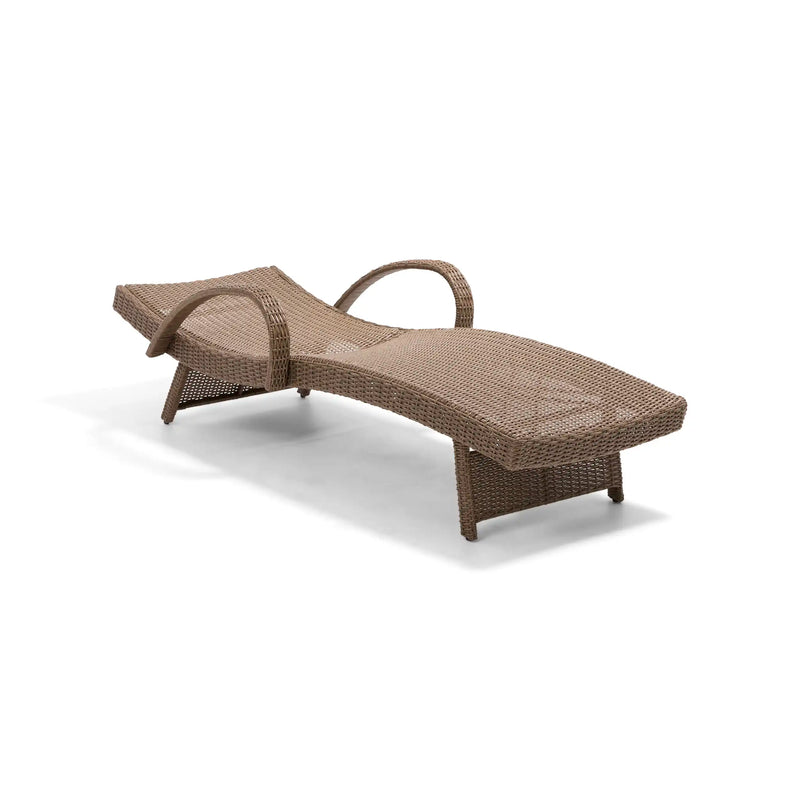 Waveland Woven Chaise Lounges (2 Pack) Driftwood - The Great Escape