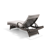 Waveland Woven Chaise Lounges (2 Pack) Grey - The Great Escape