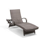 Waveland Woven Chaise Lounges (2 Pack) Grey - The Great Escape