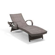 Waveland Woven Chaise Lounges (2 Pack) Grey - The Great Escape