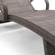 Waveland Woven Chaise Lounges (2 Pack) Grey - The Great Escape