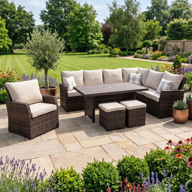 Arcadia Sectional Group - Brown - The Great Escape