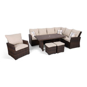 Arcadia Sectional Group - Brown - The Great Escape
