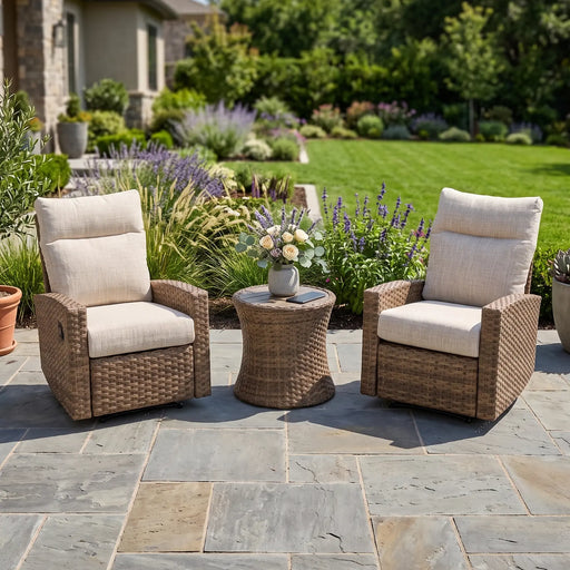 Arcadia 3 Piece Recliner Group Driftwood Brown - The Great Escape