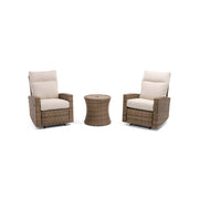 Arcadia 3 Piece Recliner Group Driftwood Brown - The Great Escape