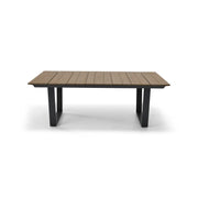 44x80 Inch Rectangle E-Teak Slat Dining Table - The Great Escape