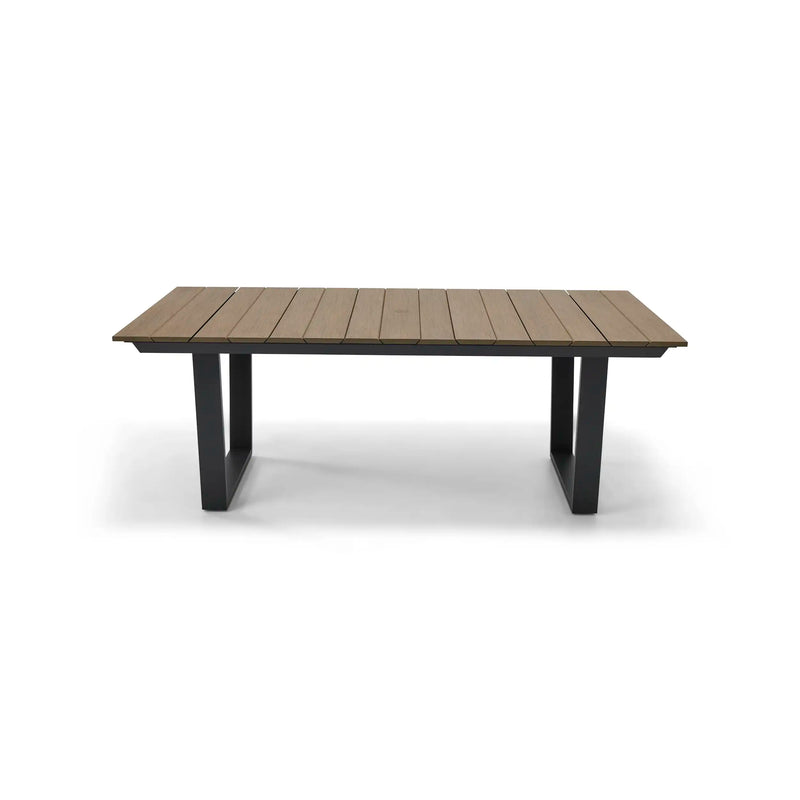 44x80 Inch Rectangle E-Teak Slat Dining Table - The Great Escape