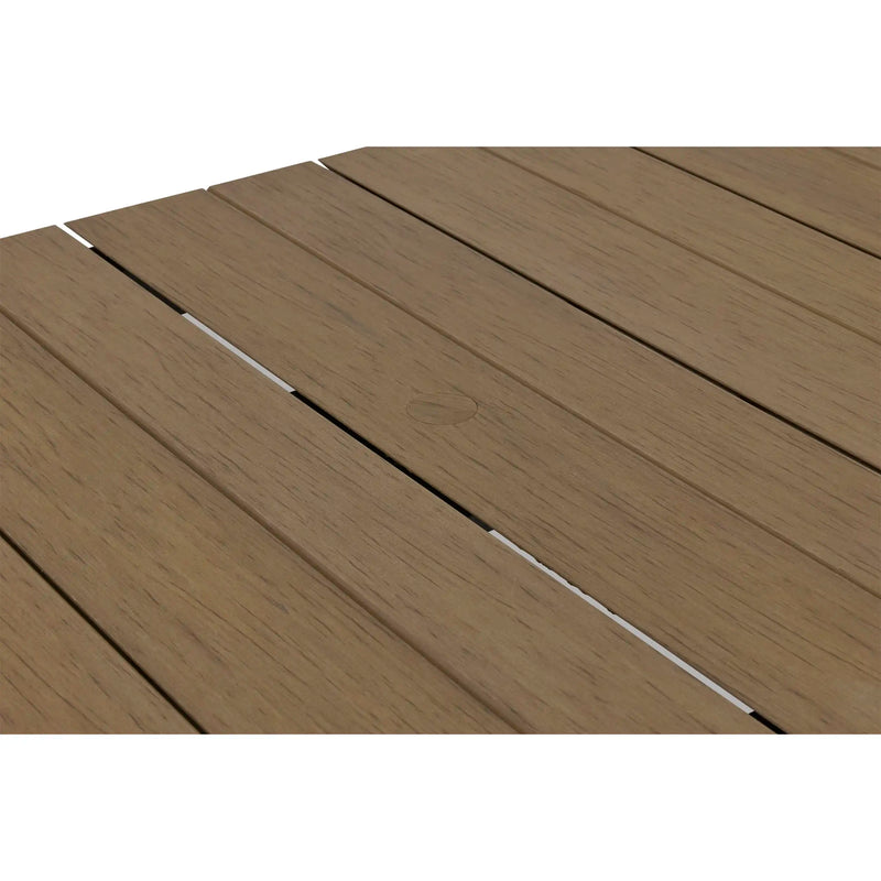 44x80 Inch Rectangle E-Teak Slat Dining Table - The Great Escape