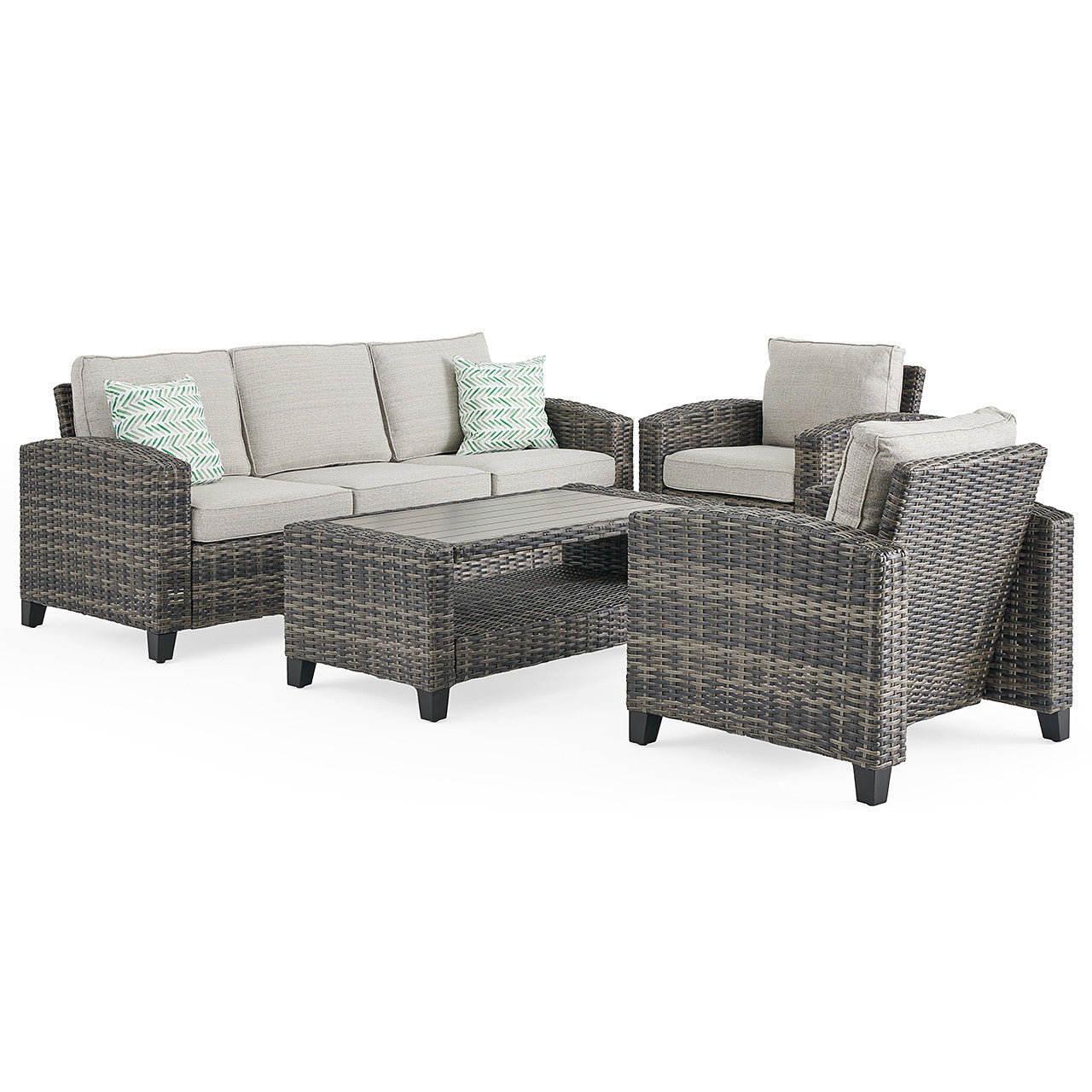 Brookside 4 Piece Sofa Group — The Great Escape