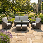Asher 6 Piece Reclining Sofa Group - The Great Escape