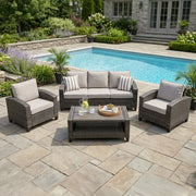 Brookside 4 Piece Sofa Group - The Great Escape