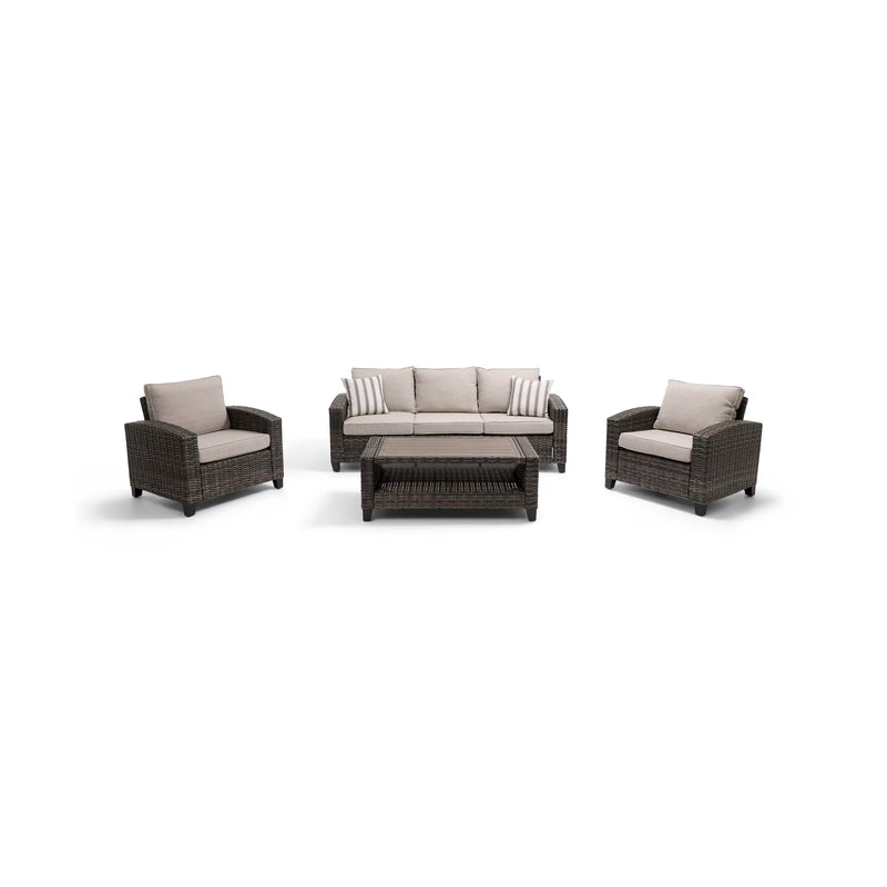 Brookside 4 Piece Sofa Group - The Great Escape
