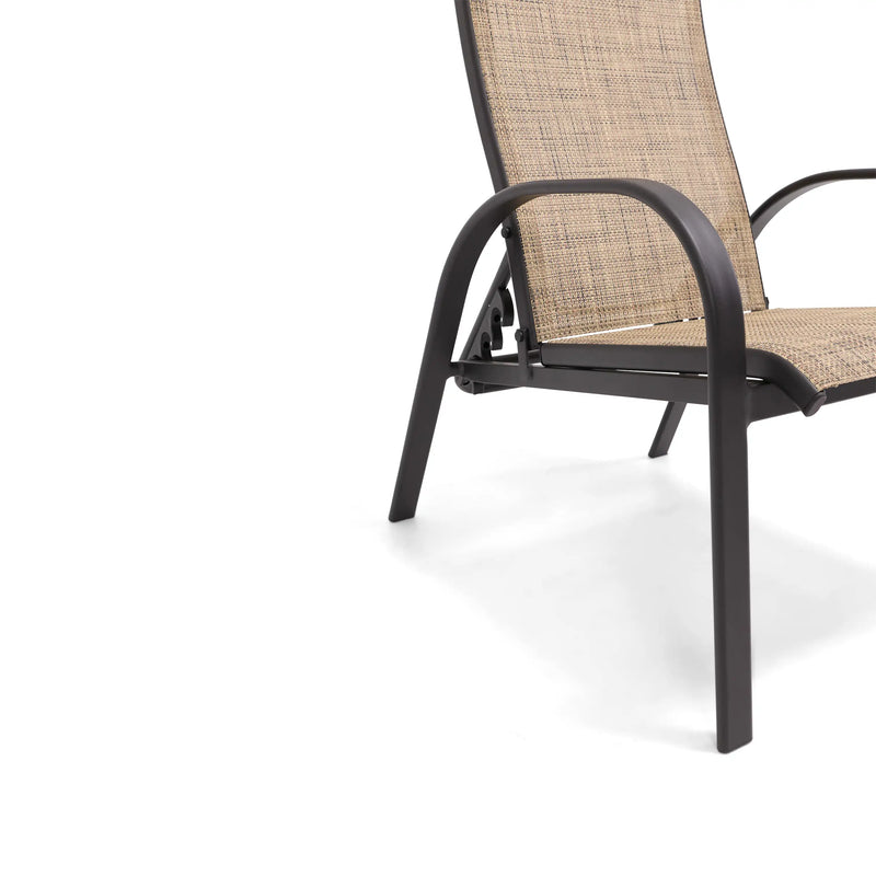 Davenport Aluminum Stacking Sling Lounge Chair - The Great Escape