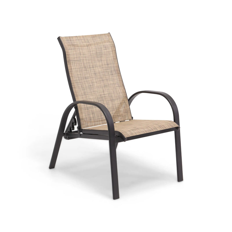 Davenport Aluminum Stacking Sling Lounge Chair - The Great Escape