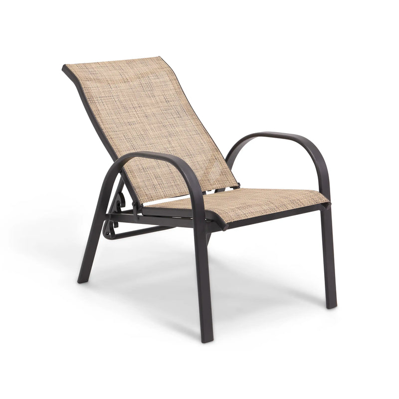 Davenport Aluminum Stacking Sling Lounge Chair - The Great Escape