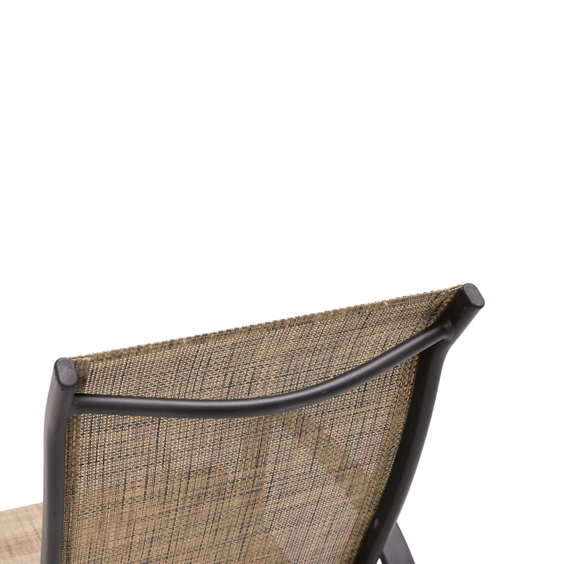 Davenport Aluminum Stacking Sling Lounge Chair - The Great Escape