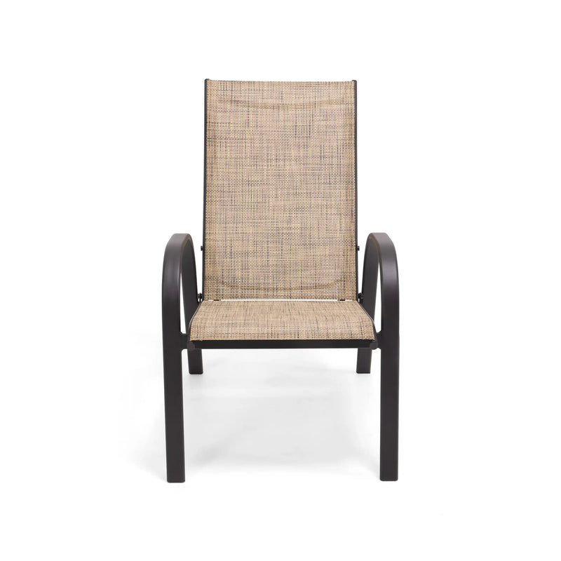 Davenport Aluminum Stacking Sling Lounge Chair - The Great Escape