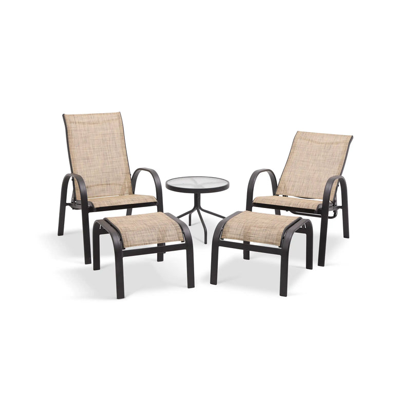 Davenport 5 Piece Adjustable Chat Group - The Great Escape