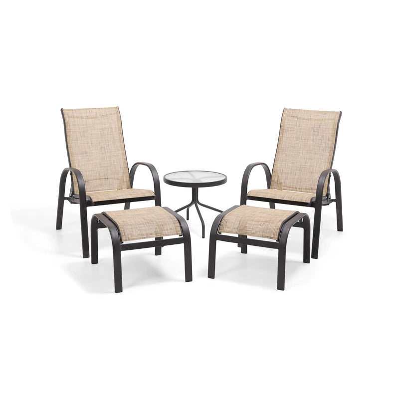 Davenport 5 Piece Adjustable Chat Group - The Great Escape