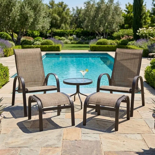 Davenport 5 Piece Adjustable Chat Group - The Great Escape