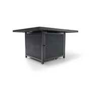 42 Inch Square Slat Firepit With Lid - The Great Escape