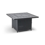 42 Inch Square Slat Firepit With Lid - The Great Escape