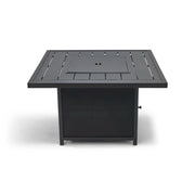 42 Inch Square Slat Firepit With Lid - The Great Escape