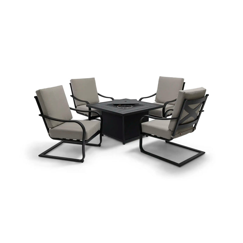 Wade 5 Piece Firepit Chat Group - The Great Escape