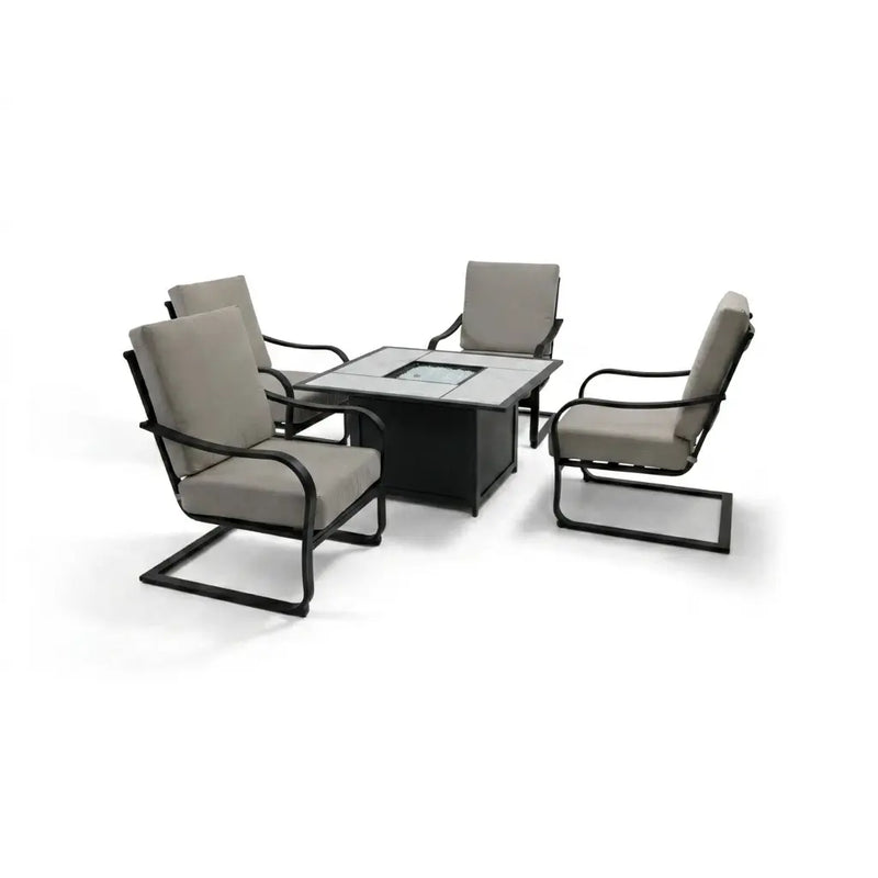 Wade 5 Piece Firepit Chat Group - The Great Escape