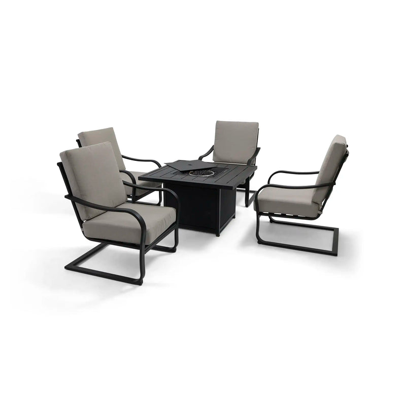 Wade 5 Piece Firepit Chat Group - The Great Escape