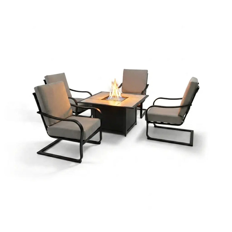 Wade 5 Piece Firepit Chat Group - The Great Escape