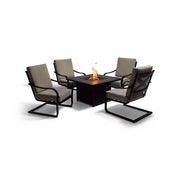 Wade 5 Piece Firepit Chat Group - The Great Escape