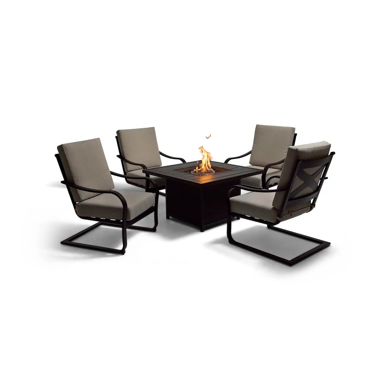 Wade 5 Piece Firepit Chat Group - The Great Escape