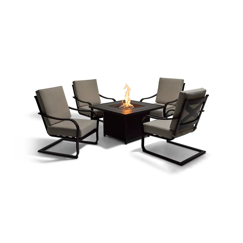 Wade 5 Piece Firepit Chat Group - The Great Escape