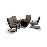 Wade 5 Piece Firepit Chat Group - The Great Escape