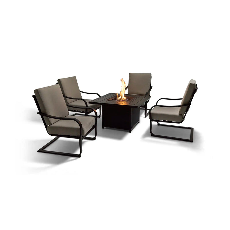 Wade 5 Piece Firepit Chat Group - The Great Escape