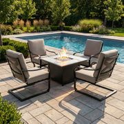 Wade 5 Piece Firepit Chat Group - The Great Escape