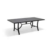 42x80 Inch Rectangle Aluminum Slat Dining Table - The Great Escape