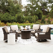 Bayfield 5 Piece Firepit Chat Group - The Great Escape