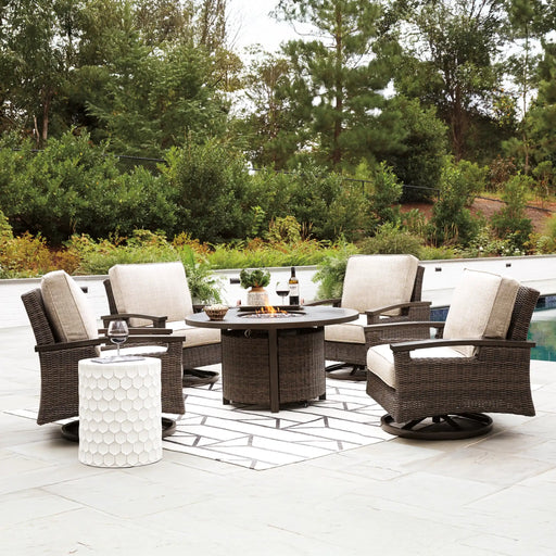 Bayfield 5 Piece Firepit Chat Group - The Great Escape