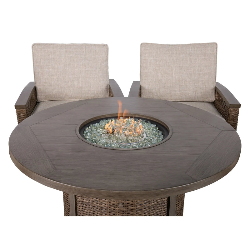 Bayfield 5 Piece Firepit Chat Group - The Great Escape
