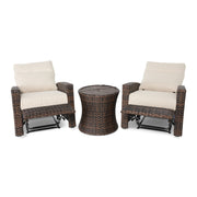 Arcadia 3 Piece Recliner Group Dark Brown - The Great Escape