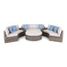 Cayden 6 Piece Curved Sectional Group - The Great Escape