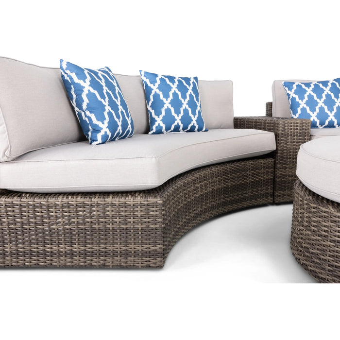 Cayden 6 Piece Curved Sectional Group - The Great Escape